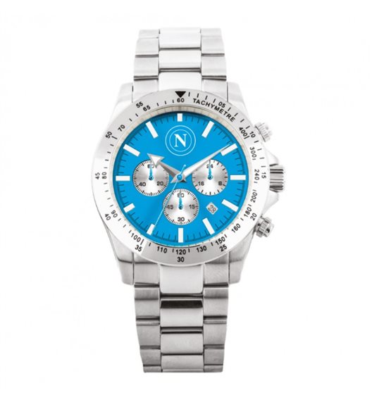 Watch Lowell Man S.S.C. Napoli in Steel P-N0471UA1 - P-N0471UA1
